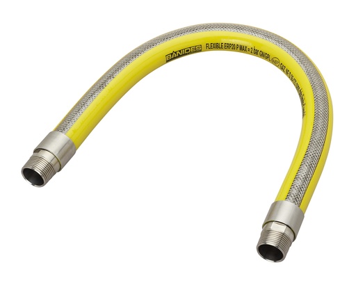 [BAN0038203] FLEXIBLE INOX ERP M/M 3/4" 2 BAR MAXI + RACCORD 3P 1M NF115 D 36-123