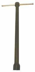 [BAN0993201] CLE DE MANOEUVRE POUR VANNE PEHD / EN PVC LONGUEUR 1M CARRE 50 / CLEV004 §