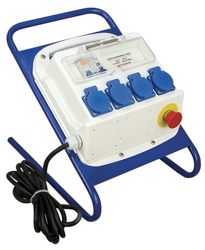 [MICP485] COFFRET D'ALIMENTATION MOBILE 4 MONO + PIEDS